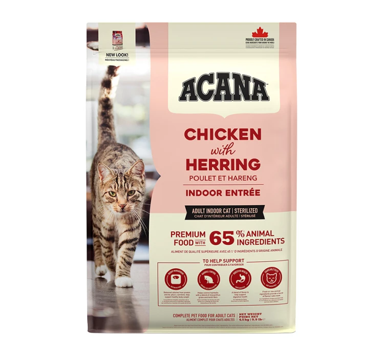 Acana Indoor Entrée Adult Sterilised 4.5kg 3 Acana Indoor Entrée Adult Sterilised 4.5kg