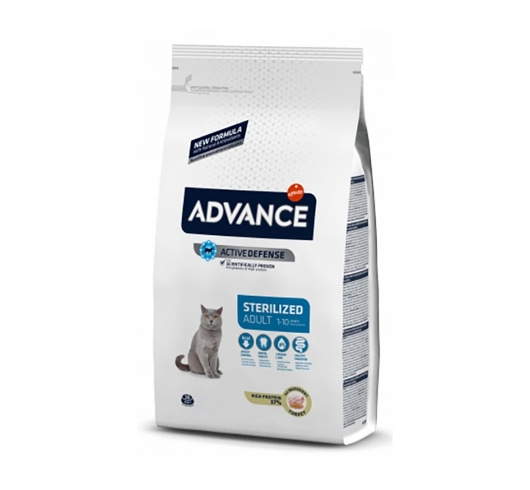 Advance Cat Adult Sterilised Turkey 15kg 3 Advance Cat Adult Sterilised Turkey 15kg