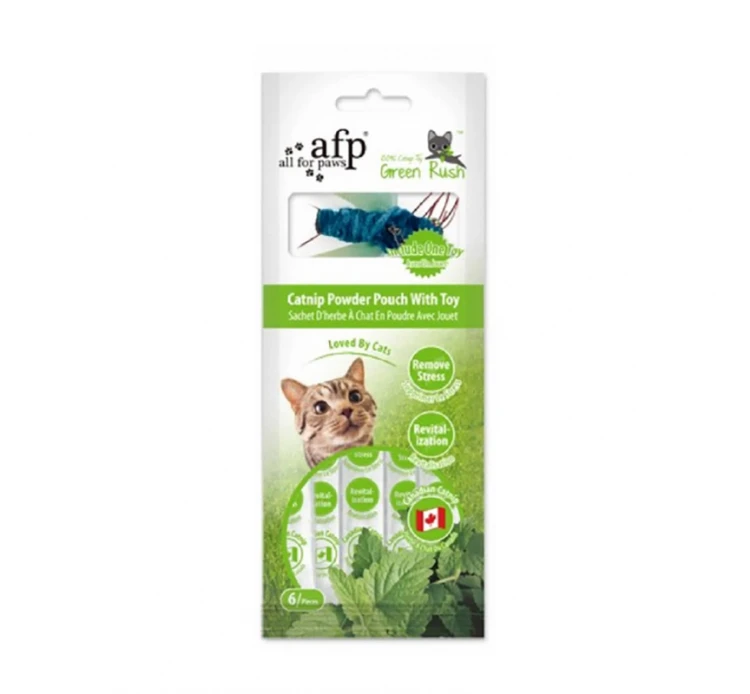 AFP Catnip Φακελάκια 6x2gr & Παιχνίδι 3 AFP Catnip Φακελάκια 6x2gr & Παιχνίδι