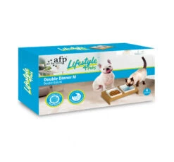 AFP Κεραμικό Μπολ Με Βάση 2x400ml 7 AFP Κεραμικό Μπολ Με Βάση 2x400ml -Gatoskilo Petshop Store afp keramiko bol me vasi 2x400ml 2