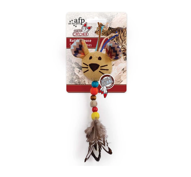 AFP Παιχνίδι Rattle Mouse 22x5x5cm με Catnip 3 AFP Παιχνίδι Rattle Mouse 22x5x5cm με Catnip