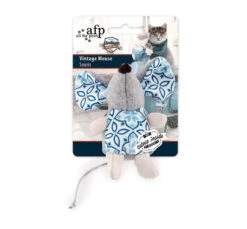 AFP Παιχνίδι Vintage Mouse 9.5x9.5x5cm με Catnip