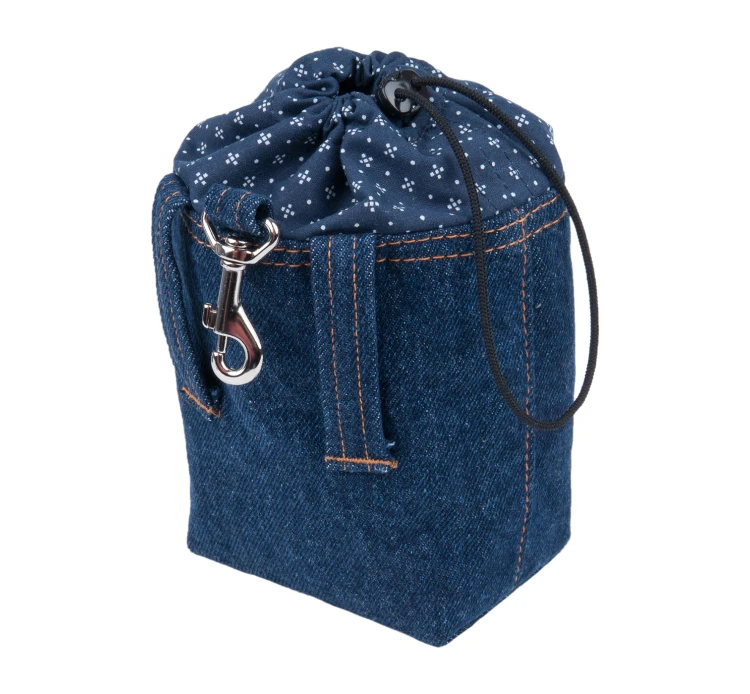 Amiplay Τσαντάκι για Σνακ Τζιν Μπλε 10x7x14cm 3 Amiplay Τσαντάκι για Σνακ Τζιν Μπλε 10x7x14cm