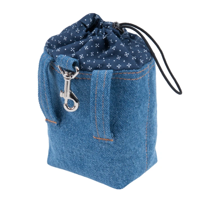 Amiplay Τσαντάκι για Σνακ Τζιν Γαλάζιο 10x7x14cm 3 Amiplay Τσαντάκι για Σνακ Τζιν Γαλάζιο 10x7x14cm