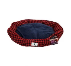 Anicose Aroa Κρεβάτι Σκύλου - Γάτας Μπλε-Κόκκινο Καρό