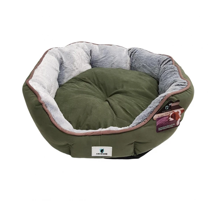 Anicose Maveana Κρεβάτι Σκύλου - Γάτας Χακί 57x52x18cm 3 Anicose Maveana Κρεβάτι Σκύλου - Γάτας Χακί 57x52x18cm