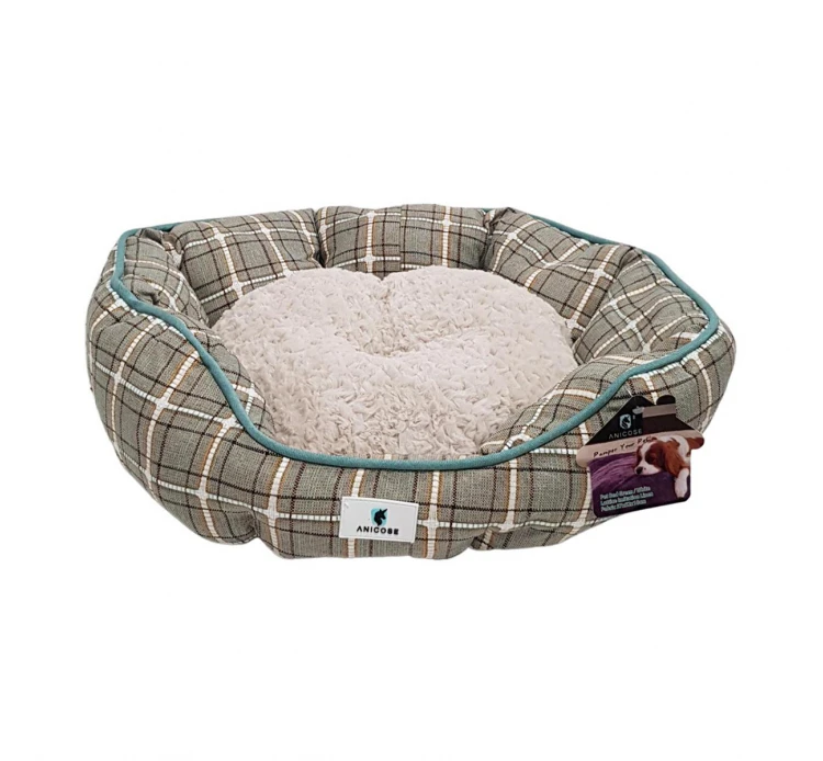 Anicose Nuria Κρεβάτι Σκύλου - Γάτας Γκρι Καρό 3 Anicose Nuria Κρεβάτι Σκύλου - Γάτας Γκρι Καρό