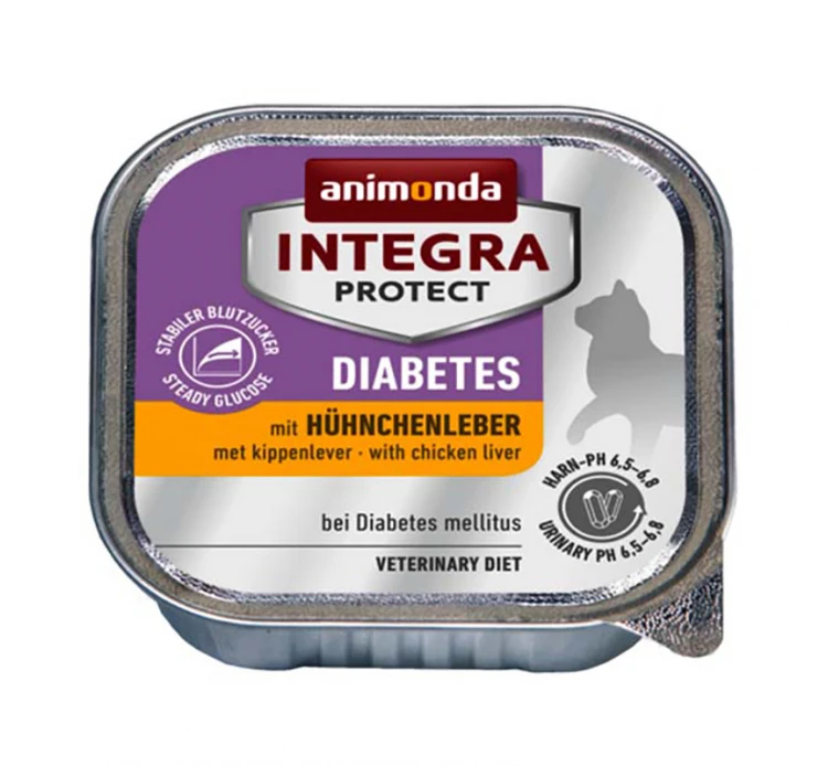 Animonda Integra Cat Protect Diabetes Συκώτι Κοτόπουλο 100gr 3 Animonda Integra Cat Protect Diabetes Συκώτι Κοτόπουλο 100gr