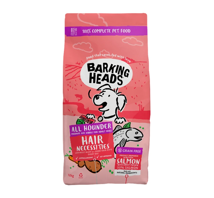 Barking Heads Hair Necessities Salmon 12kg 3 Barking Heads Hair Necessities Salmon 12kg