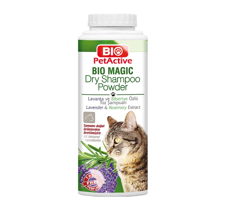 Bio Pet Active Bio Magic Dry Cat Shampoo 150gr σε Σκόνη 3 Bio Pet Active Bio Magic Dry Cat Shampoo 150gr σε Σκόνη