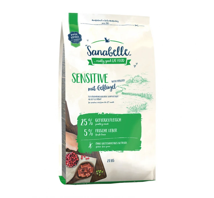 Bosch Sanabelle Cat Adult Sensitive Poultry Grain Free 2kg 3 Bosch Sanabelle Cat Adult Sensitive Poultry Grain Free 2kg