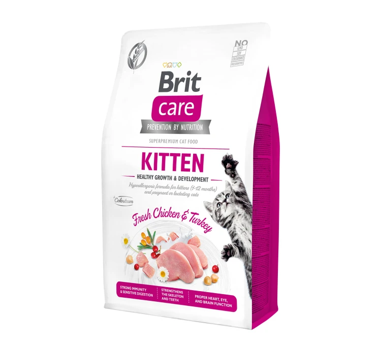 Brit Care Cat Kitten Grain Free Chicken & Turkey 7kg 3 Brit Care Cat Kitten Grain Free Chicken & Turkey 7kg