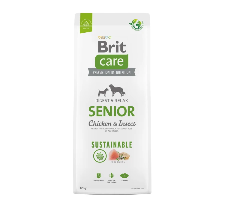 Brit Care Sustainable Dog Senior Chicken & Insect 12kg 3 Brit Care Sustainable Dog Senior Chicken & Insect 12kg