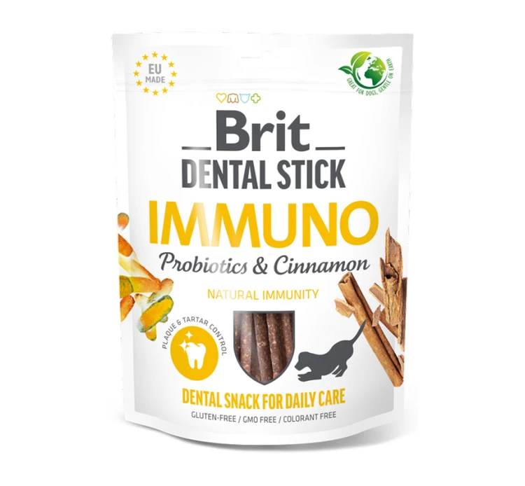 Brit Dental Sticks Immuno Probs & Cinnamon 7τμχ 3 Brit Dental Sticks Immuno Probs & Cinnamon 7τμχ