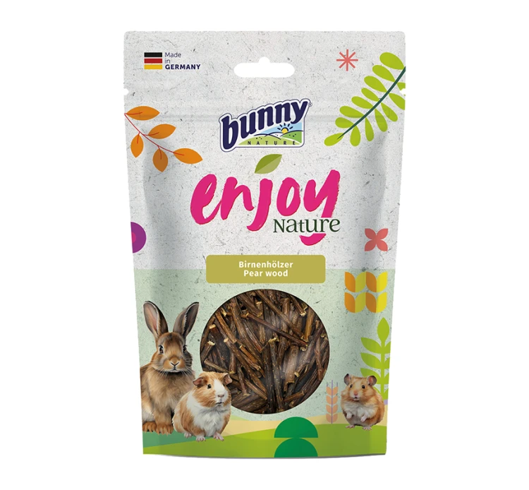 Bunny Enjoy Nature Nibble Fun Ξύλο Αχλαδιάς 100gr 3 Bunny Enjoy Nature Nibble Fun Ξύλο Αχλαδιάς 100gr