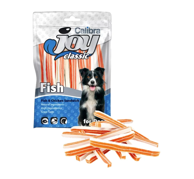 Calibra Joy Dog Classic Fish & Chicken Sandwich 80gr 3 Calibra Joy Dog Classic Fish & Chicken Sandwich 80gr