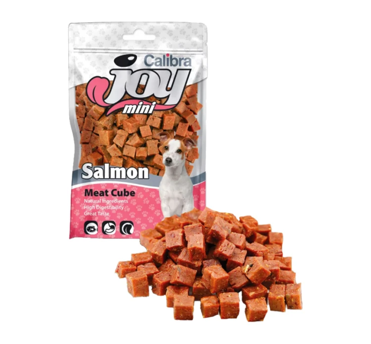 Calibra Joy Dog Mini Salmon Cubes 70gr 3 Calibra Joy Dog Mini Salmon Cubes 70gr