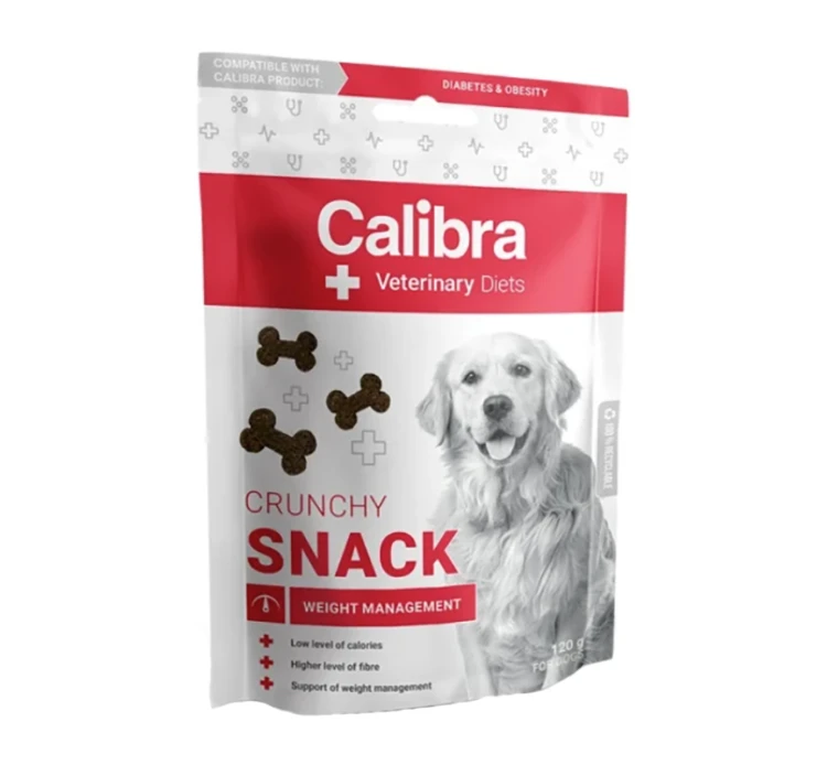 Calibra Vet Dog Crunchy Treats Weight Management 120gr 3 Calibra Vet Dog Crunchy Treats Weight Management 120gr