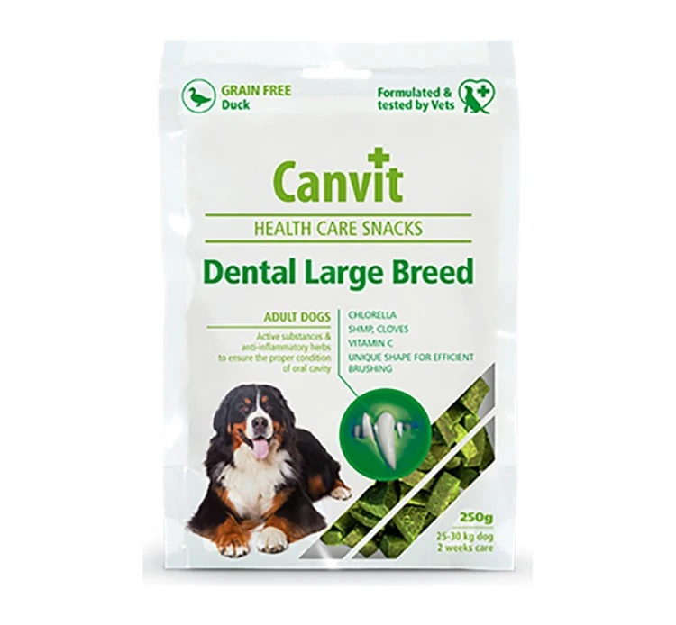 Canvit Σνακ Dental Large 250gr 3 Canvit Σνακ Dental Large 250gr