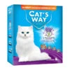 Cat's Way Άμμος Μπετονίτη με Άρωμα Λεβάντας σε Κουτί 1 Cat's Way Άμμος Μπετονίτη με Άρωμα Λεβάντας σε Κουτί -Gatoskilo Petshop Store cat s way ammos betoniti me aroma levantas se kouti