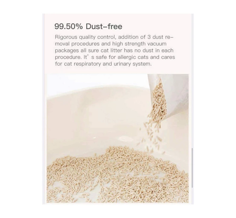 Cature Pure Tofu Clumping Cat Litter Green Tea Scent 6L 5 Cature Pure Tofu Clumping Cat Litter Green Tea Scent 6L - Image 3