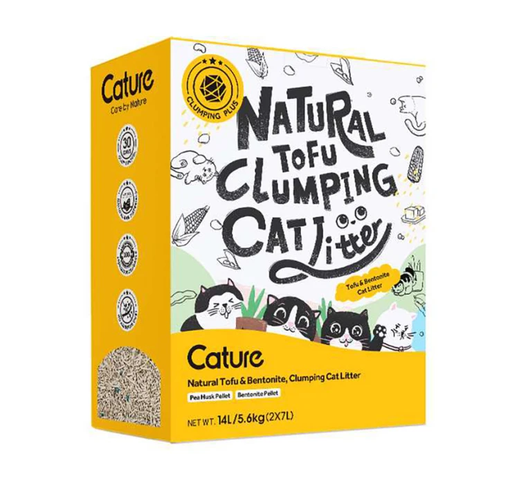 Cature Tofu Bentonite Cat Litter 14L 3 Cature Tofu Bentonite Cat Litter 14L