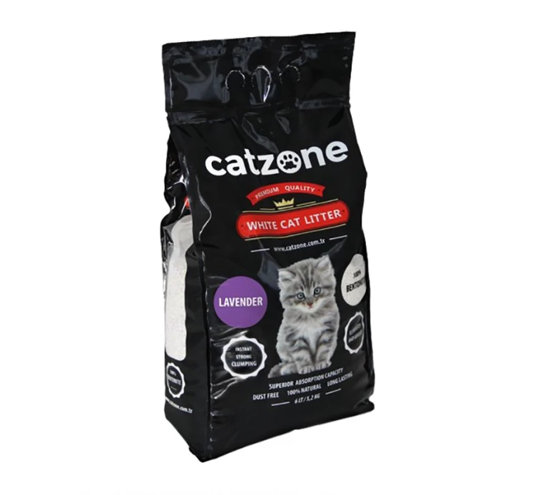 Catzone Clumping Άμμος Υγιεινής με Άρωμα Λεβάντα 3 Catzone Clumping Άμμος Υγιεινής με Άρωμα Λεβάντα