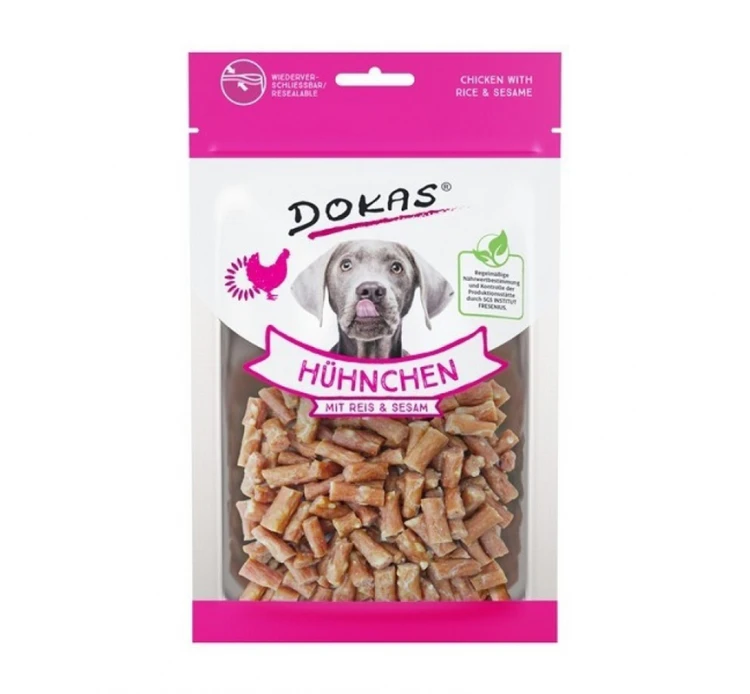 Dokas Λιχουδιές Chicken With Rice & Sesame 70gr 3 Dokas Λιχουδιές Chicken With Rice & Sesame 70gr
