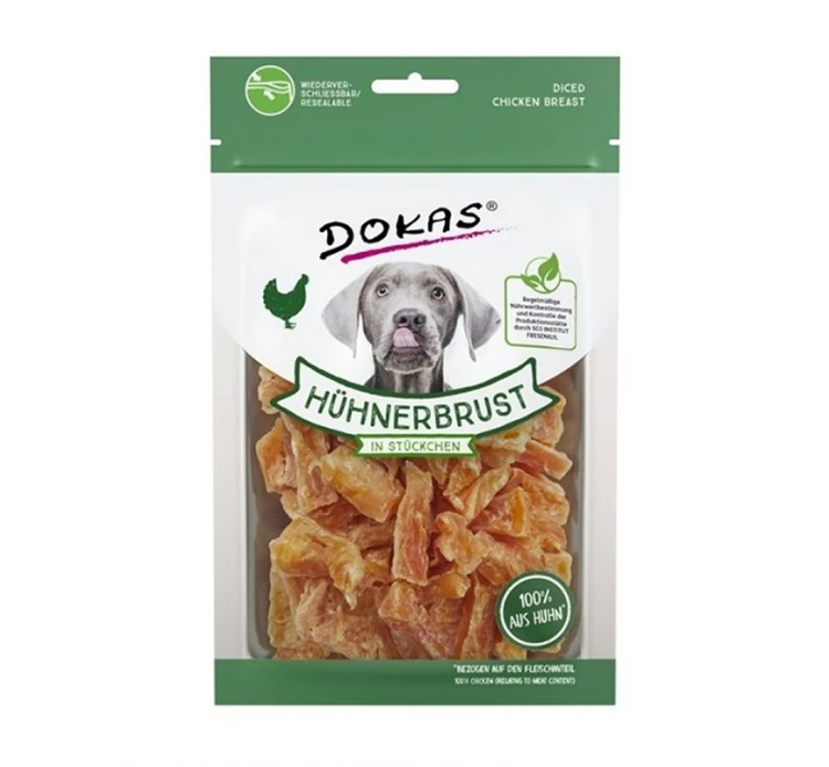 Dokas Λιχουδιές Diced Chicken Breast 70gr 3 Dokas Λιχουδιές Diced Chicken Breast 70gr