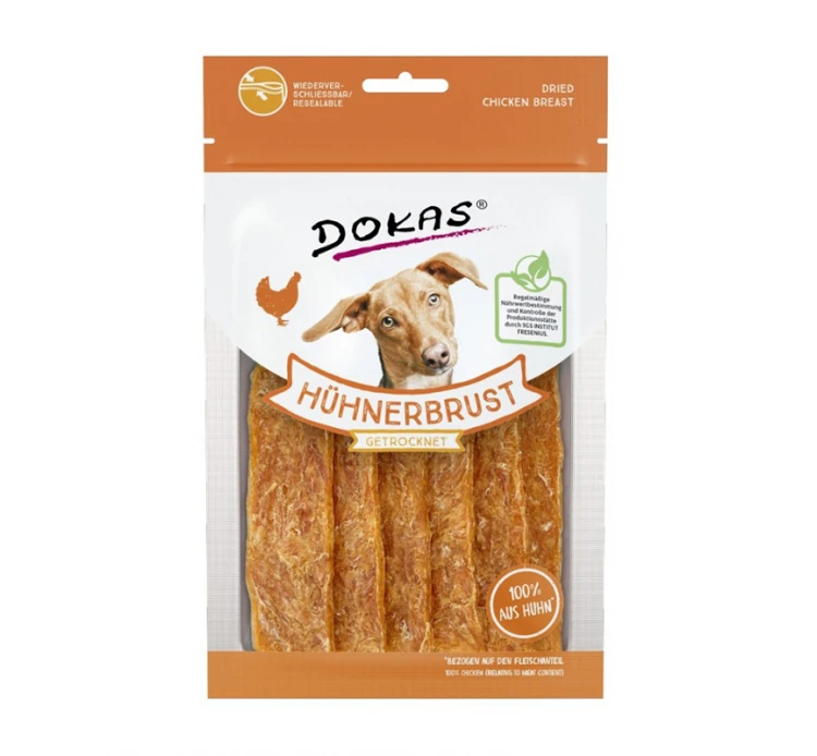 Dokas Λιχουδιές Dried Chicken Breast 70gr 3 Dokas Λιχουδιές Dried Chicken Breast 70gr