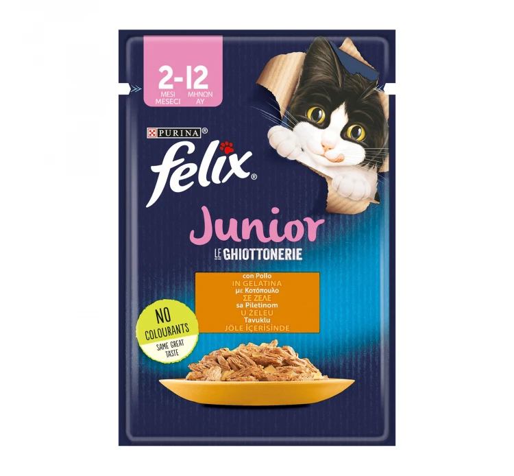 Felix Junior με Κοτόπουλο σε Ζελέ 85gr 3 Felix Junior με Κοτόπουλο σε Ζελέ 85gr