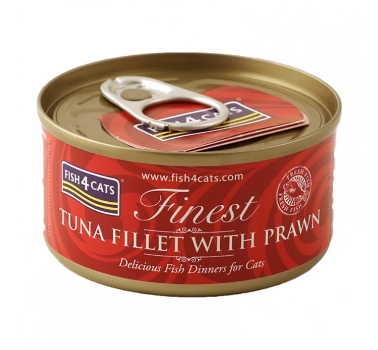Fish4Cats Tuna Fillet & Shrimp 70gr 3 Fish4Cats Tuna Fillet & Shrimp 70gr