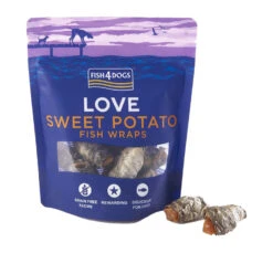 Fish4Dogs Love Sweet Potato Fish Wraps 100gr