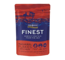 Fish4Dogs Mackerel Flakes With Squid 100gr