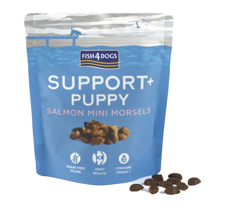Fish4Dogs Puppy Salmon Morcels Joint Care 150gr 3 Fish4Dogs Puppy Salmon Morcels Joint Care 150gr