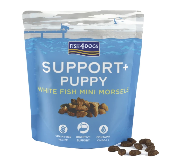 Fish4Dogs Puppy White Fish Morcels Digestion Care 150gr 3 Fish4Dogs Puppy White Fish Morcels Digestion Care 150gr