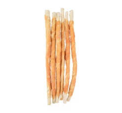 Flamingo Rawhide Chicken Wrapped Sticks 25cm 6τμχ 130gr -Gatoskilo Petshop Store flamingo rawhide chicken wrapped sticks 25cm 6τμχ 130gr 1