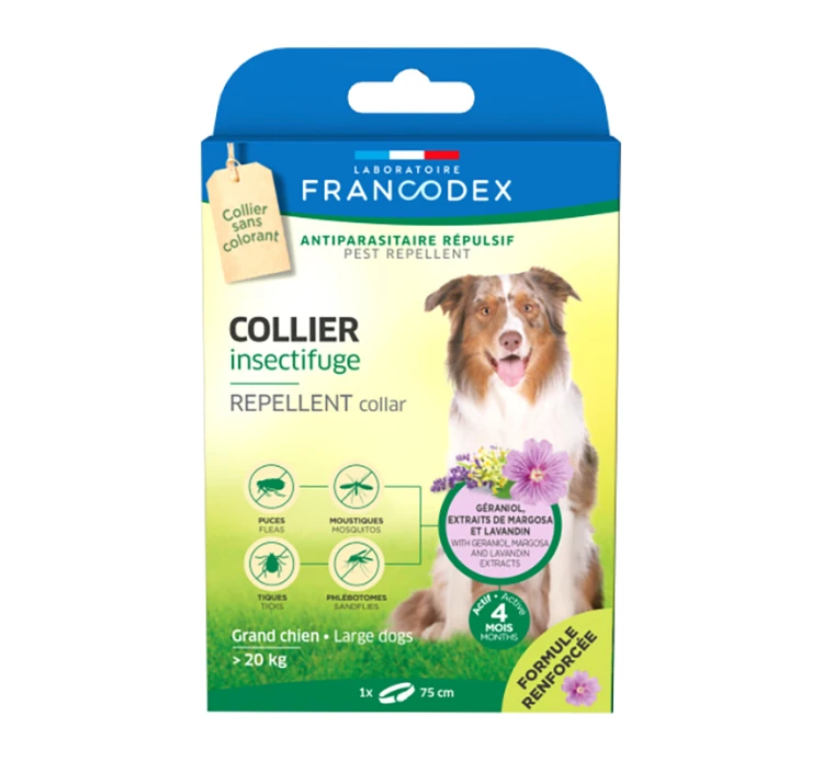 Francodex Αντιπαρασιτικό Περιλαίμιο - Κολάρο 72cm για Σκύλους 20kg και άνω 3 Francodex Αντιπαρασιτικό Περιλαίμιο - Κολάρο 72cm για Σκύλους 20kg και άνω