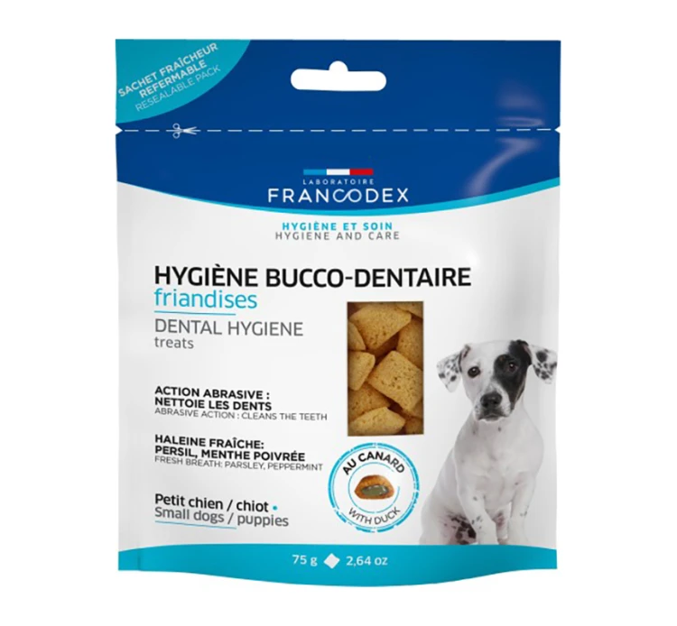Francodex Dental Snacks Puppies & Small Dogs 75gr 3 Francodex Dental Snacks Puppies & Small Dogs 75gr