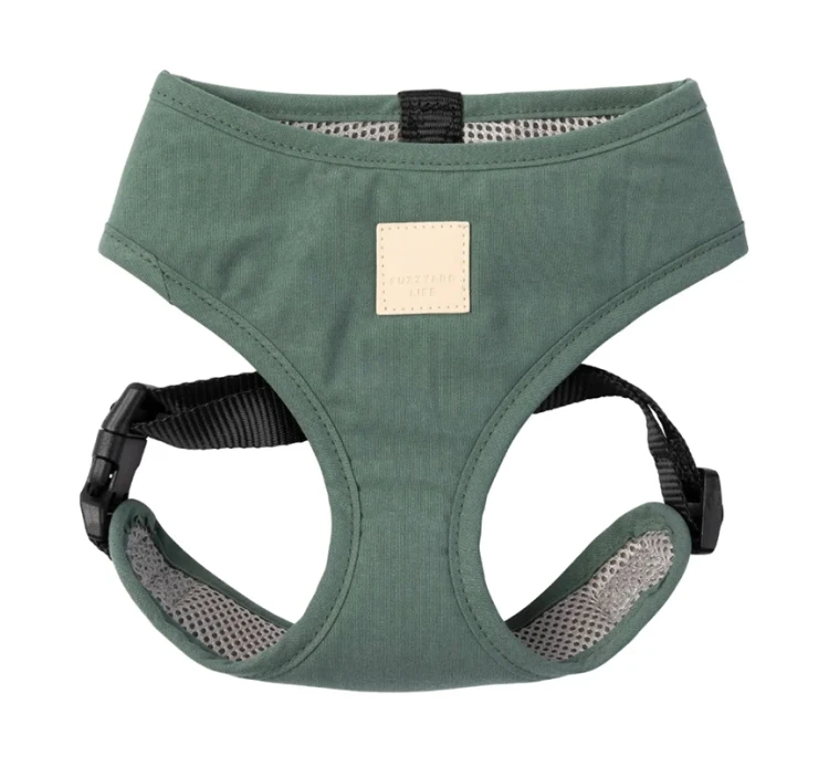 FuzzYard Cotton Harness Myrtle Green Σαμαράκι Πράσινο 3 FuzzYard Cotton Harness Myrtle Green Σαμαράκι Πράσινο