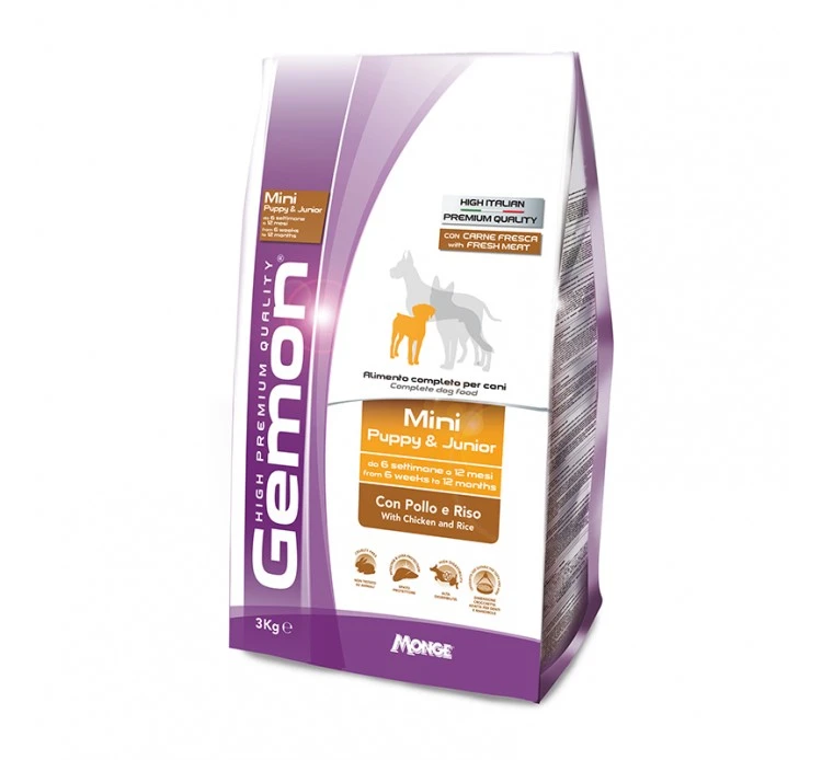 Gemon Puppy & Junior Mini Chicken & Rice 3kg 4 Gemon Puppy & Junior Mini Chicken & Rice 3kg - Image 2