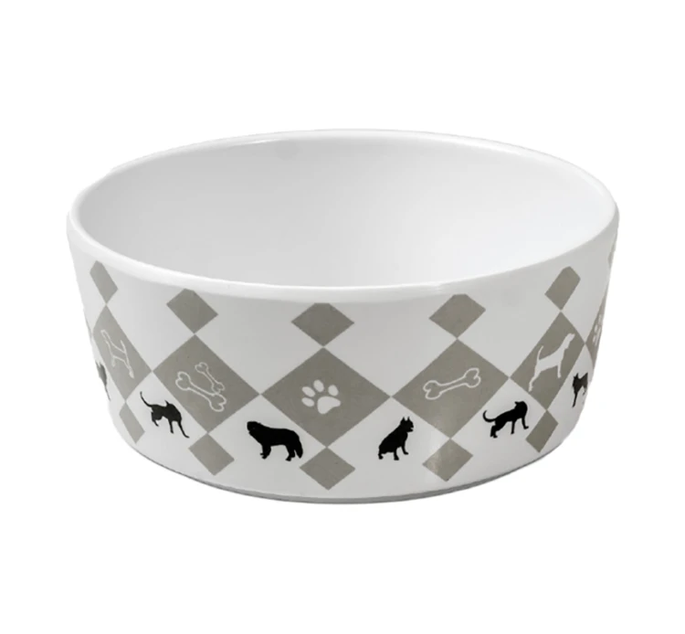 Glee Μπολ Μελαμίνης Λευκό Μπεζ Pattern 3 Glee Μπολ Μελαμίνης Λευκό Μπεζ Pattern