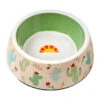 Glee Μπολ Μελαμίνης Ροζ Πράσινο Cactus -Gatoskilo Petshop Store glee bol melaminis roz prasino cactus