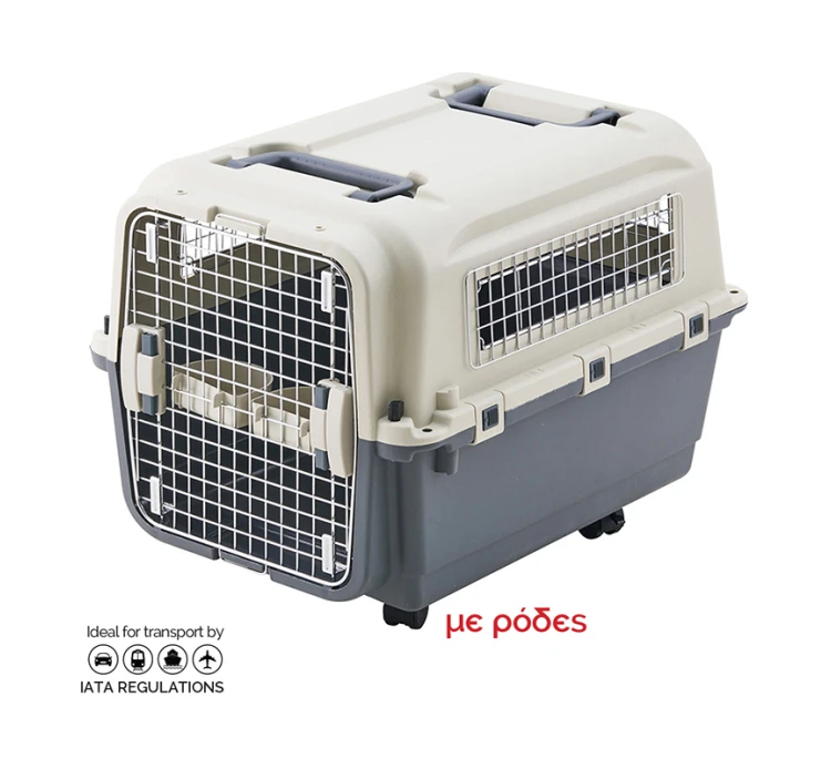 Glee Κλουβί Μεταφοράς Icarus Grey IATA με Ρόδες 4 Glee Κλουβί Μεταφοράς Icarus Grey IATA με Ρόδες - Image 2