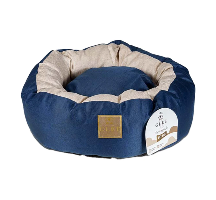 Glee Originals Κρεβάτι Σκύλου - Γάτας Στρογγυλό Μπλε 50x40x13cm 3 Glee Originals Κρεβάτι Σκύλου - Γάτας Στρογγυλό Μπλε 50x40x13cm