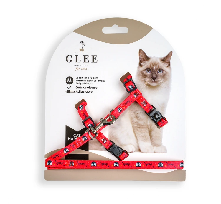 Glee Σαμαράκι Γάτας Meow 35-55cm & Οδηγός 100cm 3 Glee Σαμαράκι Γάτας Meow 35-55cm & Οδηγός 100cm