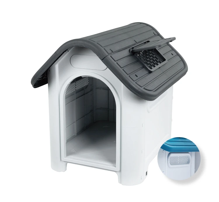 Glee Σπίτι Σκύλου Πλαστικό Olympus Grey 75x59.2x66cm 4 Glee Σπίτι Σκύλου Πλαστικό Olympus Grey 75x59.2x66cm - Image 2