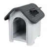 Glee Σπίτι Σκύλου Πλαστικό Olympus Grey 75x59.2x66cm 1 Glee Σπίτι Σκύλου Πλαστικό Olympus Grey 75x59.2x66cm -Gatoskilo Petshop Store glee spiti skilou plastiko olympus grey 75x592x66cm