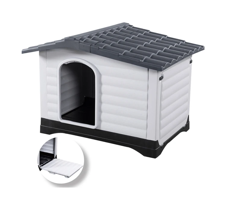 Glee Σπίτι Σκύλου Πλαστικό Olympus Grey 87x72x77.5cm 4 Glee Σπίτι Σκύλου Πλαστικό Olympus Grey 87x72x77.5cm - Image 2