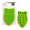 Glee Βούρτσα Σιλικόνης Διπλής Όψης Πράσινη 11.6x7x2.7cm -Gatoskilo Petshop Store glee vourtsa silikonis diplis opsis prasini 116x7x27cm